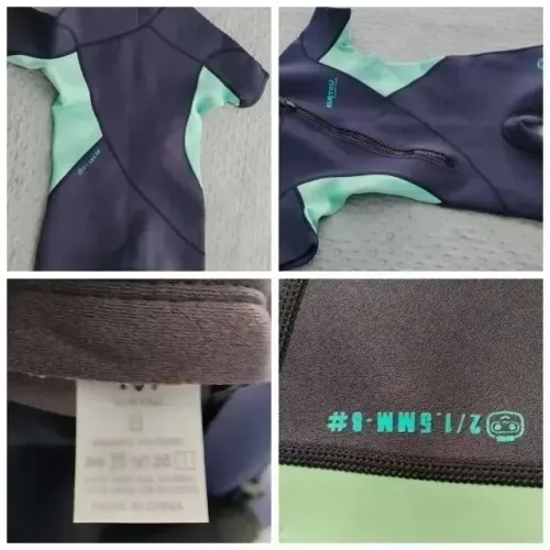 Roupa em Neoprene - 2MM - P Crianças unissex - Surf, natação 