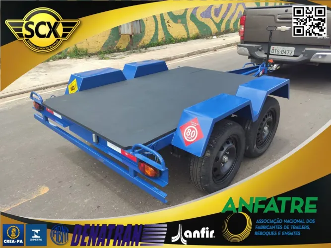 Paltaforma Som reboque automotivo carreta trucada