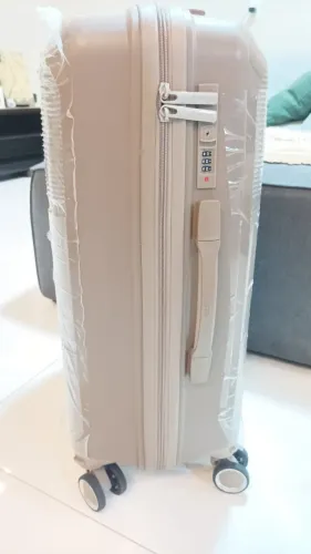 Mala de viagem nova de silicone não amassa