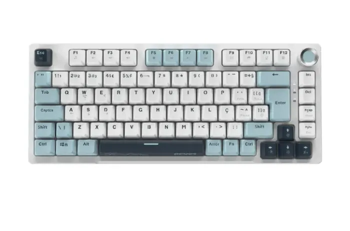 Teclado Mecanico 75% Pcyes Arkeum - Summit Edition - Switch Blue - Aksm75Bbr