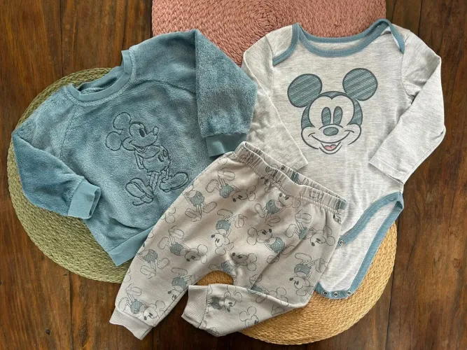 Conjunto 3 peças Disney 12 a 18 meses