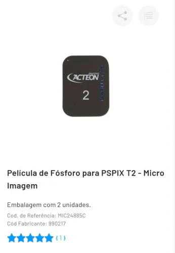 Película de fósforo para PSPIX | TAMANHO 2