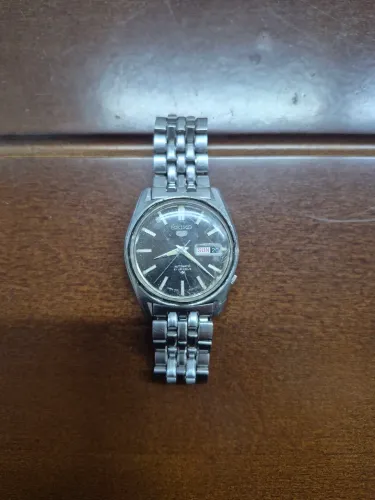 Relógio Seiko 5 Automático Vintage 21 Jewels Aço Inox (Funcionando)
