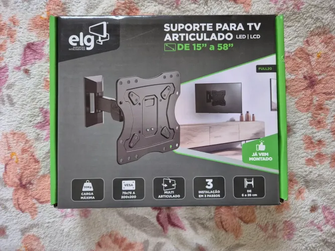 ELG FULL20 SUPORTE PARA TV ARTICULADO LED I LCD<br>ELG <br>DE 15" a 58