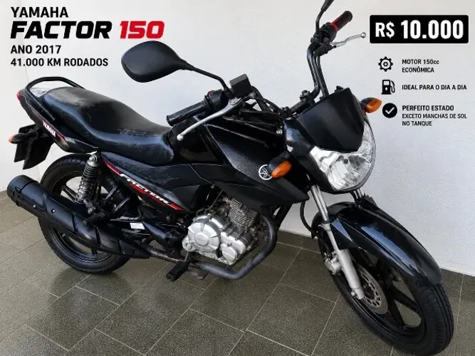 Yamaha Factor 150 2017 ? 41.000 km ? R$ 10.000 ? Pneus Novos!