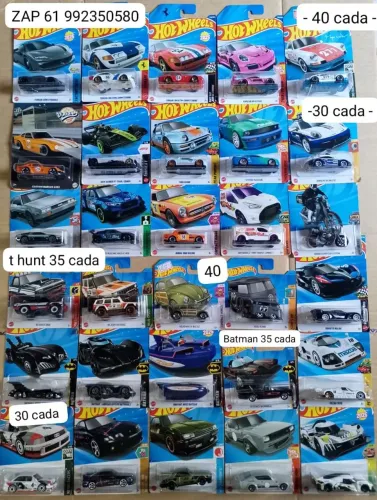 Hotwheels colecionáveis 