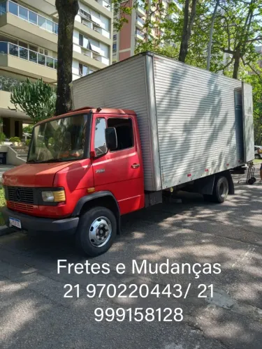Fretes e Mudanças. Caminhão baú de 5m. Todo RJ.