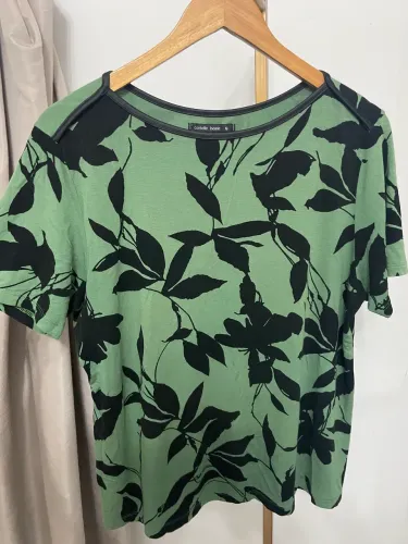 Blusa malha Cortelle floral G