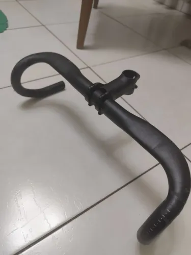 Guidão e mesa de alumínio elite aero vr-cf