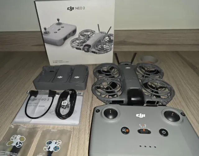 Drone Dji Neo 2 (BR) Fly More Combo, Anatel, Nota Fiscal, Novo (somente testado)