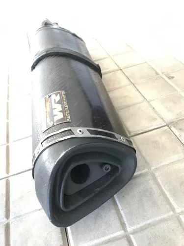 Ponteira Escapamento WR fibra de carbono