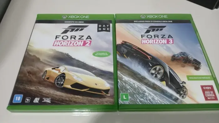 LEIA O ANUNCIO Forza Horizon 2 e 3 Xbox One Midia Fisica $60 Cada