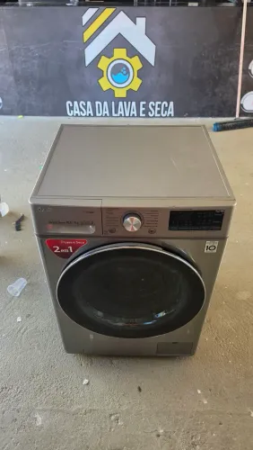 Lava e seca lg inox (WI-FI) Maquina lava e seca, maquina lg, máquina de lavar e secar.