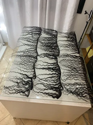 17 telas de cabelo humano