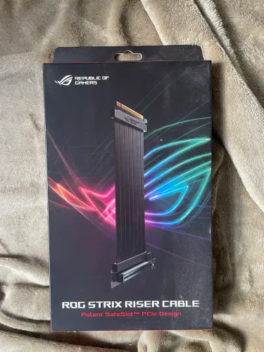 Cabo extensor de porta Riser ASUS Rog Strix PCI-E 3.0 x16 de alta velocidade