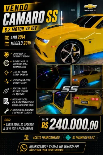 Chevrolet Camaro SS 6.2 V8 16V 2015