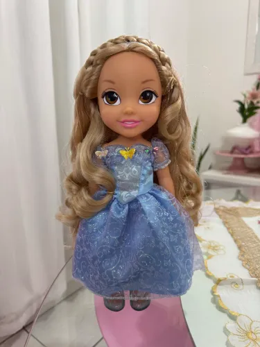 boneca princesa cinderela live action disney my first