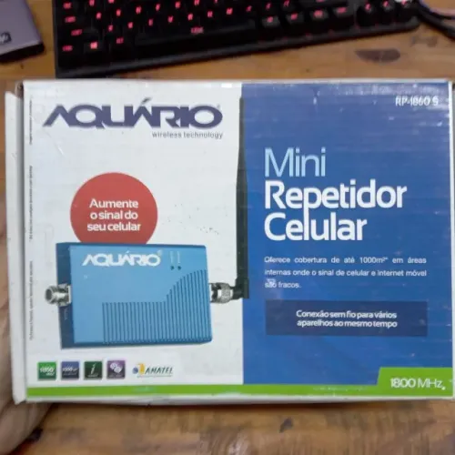Repetidor de Sinal Celular Aquário 1800 MHz - NOVO, lacrado!