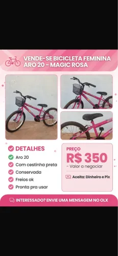 Bicicleta feminina