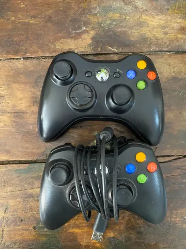 2 CONTROLES XBOX 360 (OPORTUNIDADE)