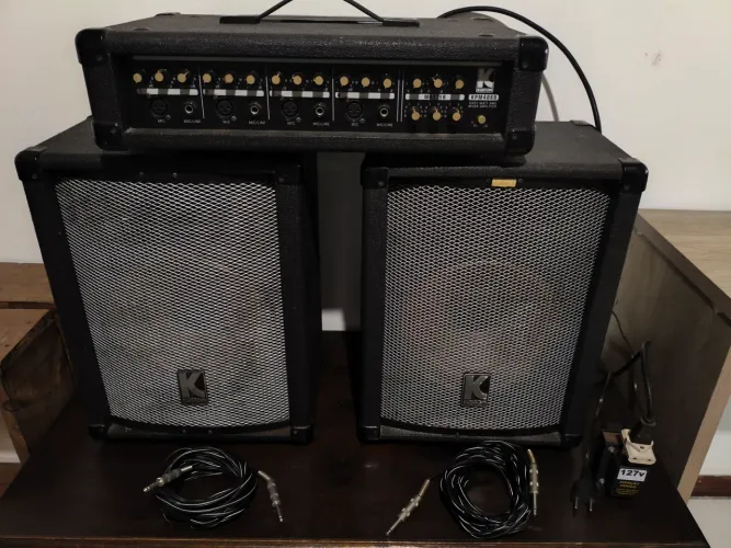 Amplificador e caixas
