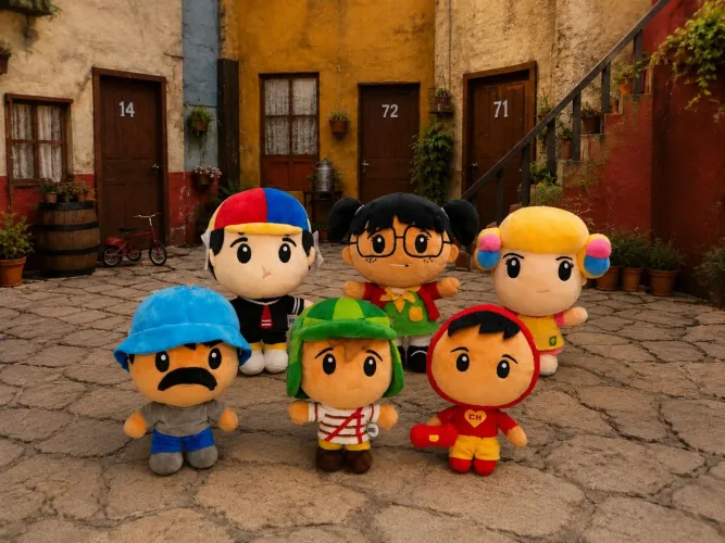 Turma Chaves com 6 personagens 