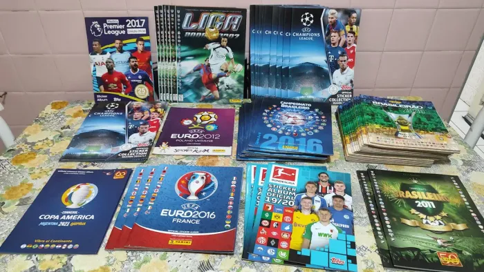 63 Albuns Futebol Vazios ( veja descrição)