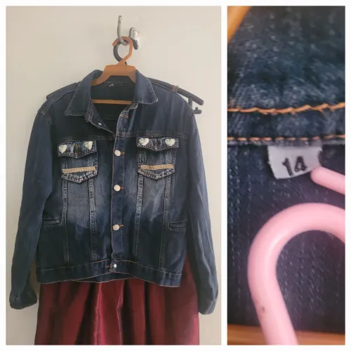 Jaqueta jeans 14 anos