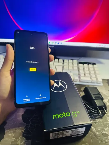 Smartphone Motorola Moto G22 128GB - Com Caixa e Carregador Original
