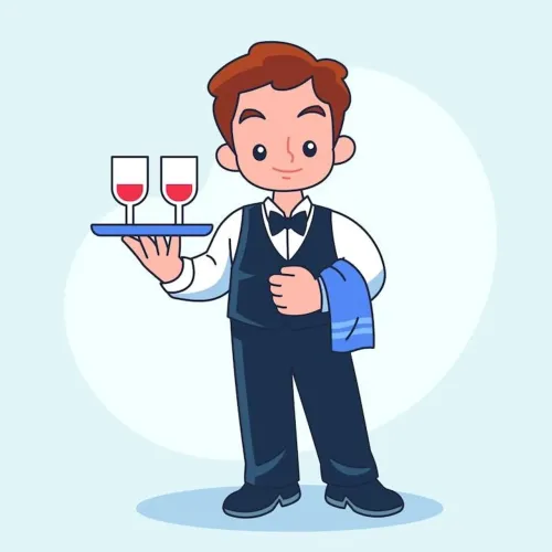 Trabalho como garçom