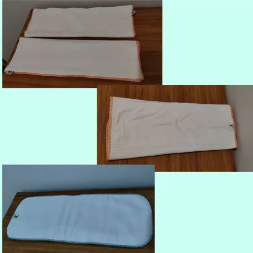 4 Absorventes para fralda ecológica tamanho especial TE 15 a 30kg