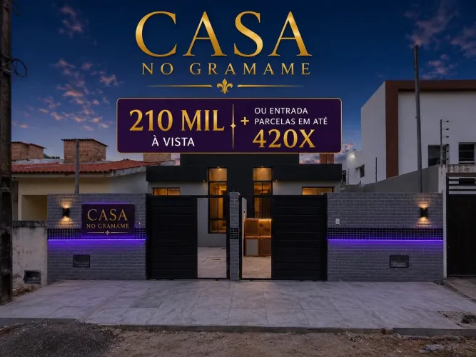 Casa no GRAMAME (condições exclusivas )