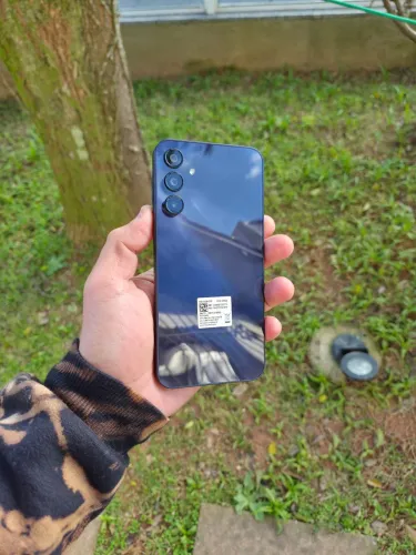 Samsung A15 256GB 5G e 8GB RAM azul escuro