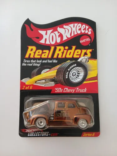 Hot wheels 50s Chevy Truck real riders
