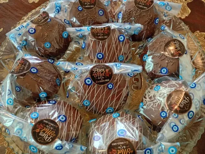 Pães de mel recheados