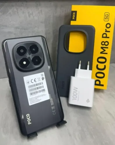 Telefone Lançamento Linha Poco M8 Pro 5G - Preto - Carnaval de ofertas - 512/12 