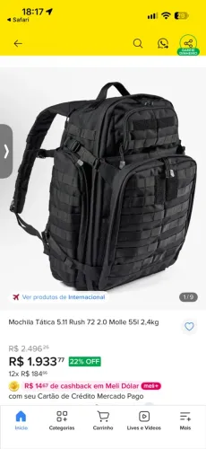MOCHILA 5.11 TACTICAL