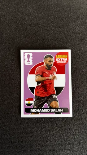 Figurinha Copa 2026 Legend lilás/Roxa Mohamed Salah