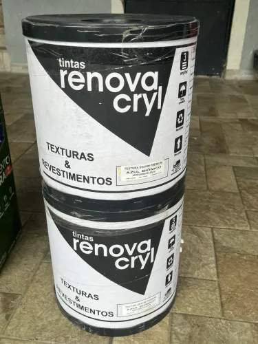 Renova Cryl - Textura Design Premium na cor Azul Biônico (25kg)
