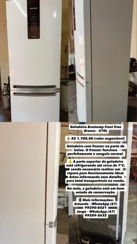 Geladeira Brastemp 447L SemiNova