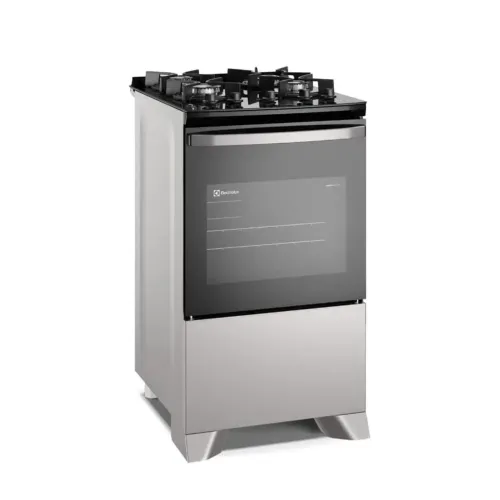 Fogão Electrolux 4 bocas Prata Efficient