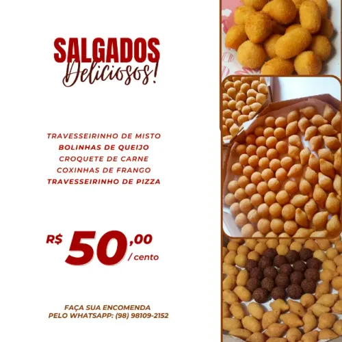 Salgados para Festa