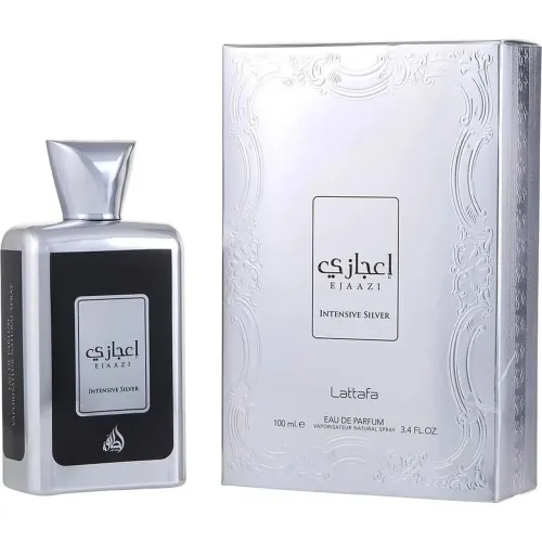 Perfume árabe Ejaazi Intensive Silver - Lattafa (100 ml)