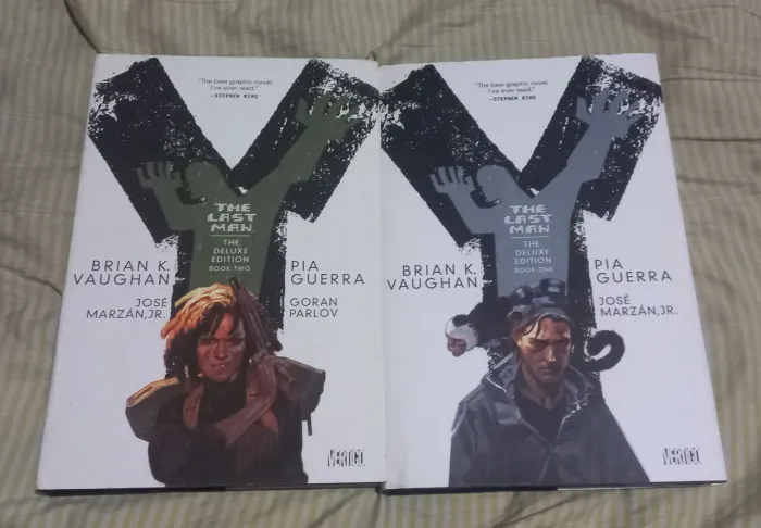 Y The Last Man volumes 1 e 2 book one book two DC Comics Vertigo