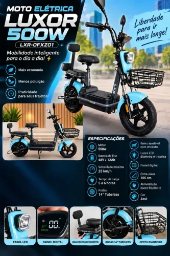 SCOOTER ELÉTRICA EM ATÉ 12X