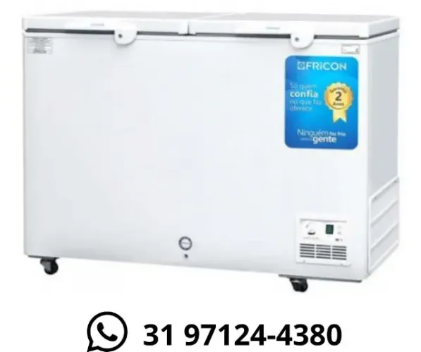 Congelador Horizontal 2 Tampas Fricon 411L