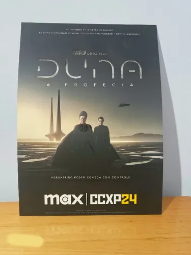 Pôster Duna A Profecia CCXP24 (HBO Max)