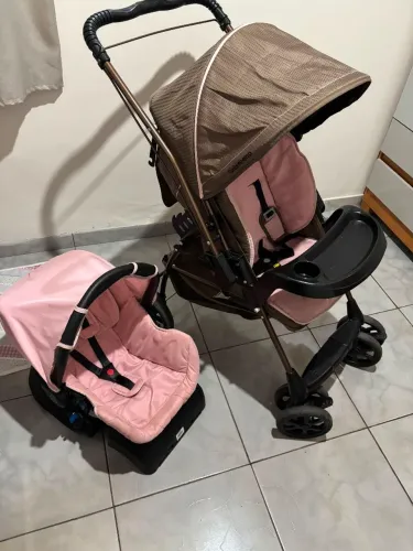 Kit.carrinho bebê conforto galzerano