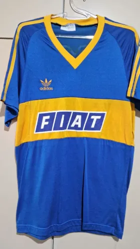 Camisa Boca Juniors Adidas 1991 Fiat Sevel Tam. 2 (Igual M) Argentina Maradona Batistuta