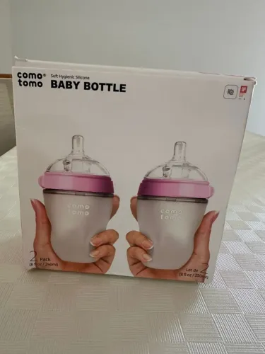 Mamadeira Comotomo 250mls Rosa
